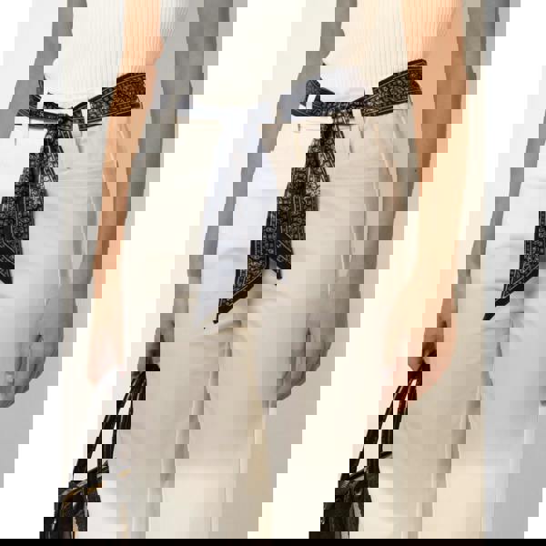 Blue Vanilla Scarf Belt Trousers