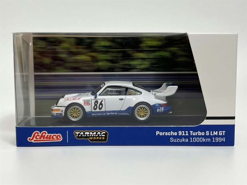 Tarmac Porsche 911 Turbo S LM GT Suzuka 1000 km 1994 1:64 Scale Tarmac Works T64S00994SU