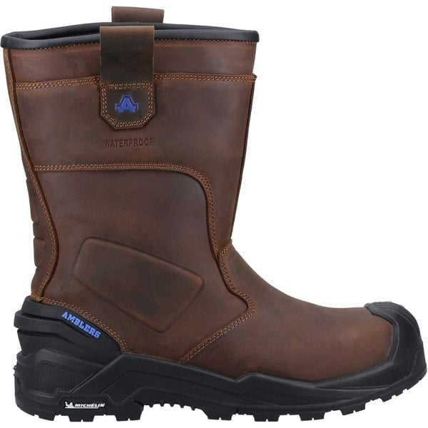 Amblers Safety 983C Conqueror Men's Rigger Boots in Brown