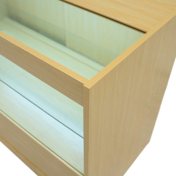 Monstershop LED Retail Shop Counter C1200 - Maple