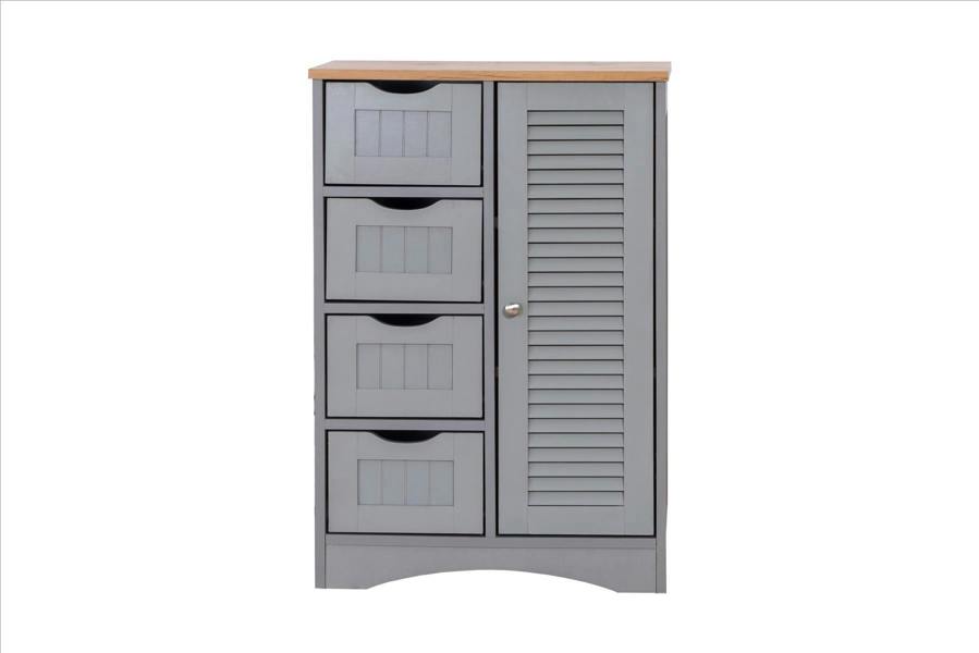 Timber Art Design Modern Freestanding Bathroom Storage Cabinet Unit