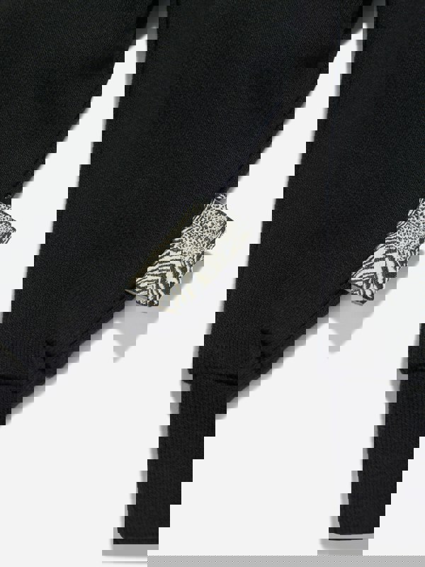 Roberto Cavalli Boys Tiger Hoodie in Black