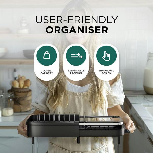 DMD Collective Expandable Dish Drainer Rack