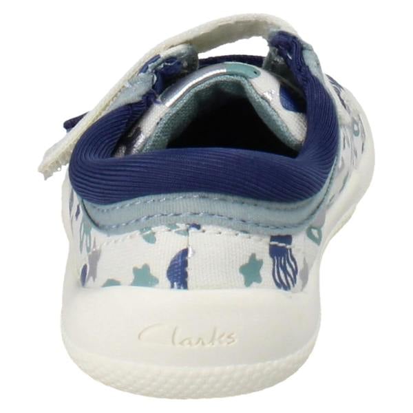 Clarks Boys Clarks Canvas Doodles Briley Fly T