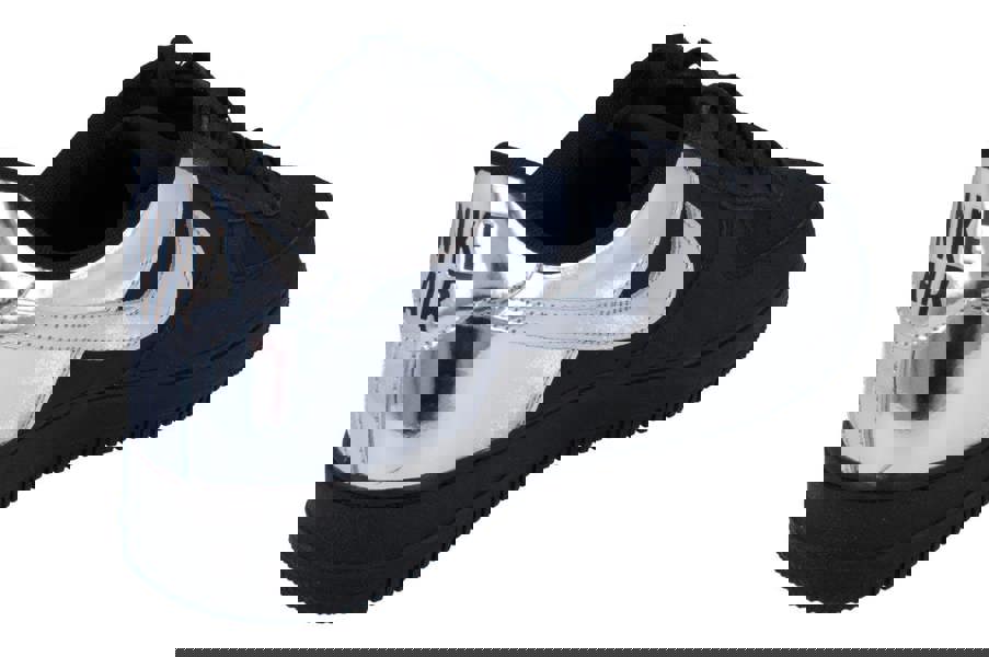 Nike Air Force 1 Low Retro Mens Trainers Hf2885 Sneakes Shoes  001 - Black Chrome Black 001 - Photo 2