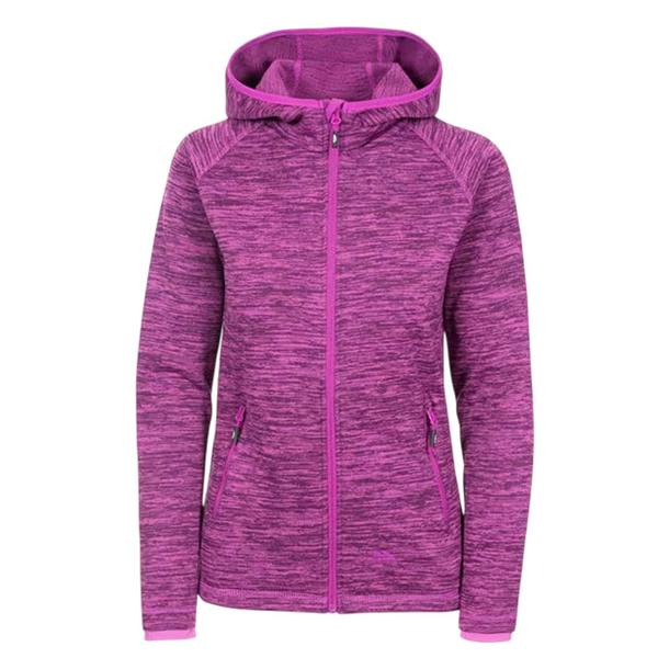 Trespass Womens/Ladies Melange Full Zip Hoodie - Purple Melange - 