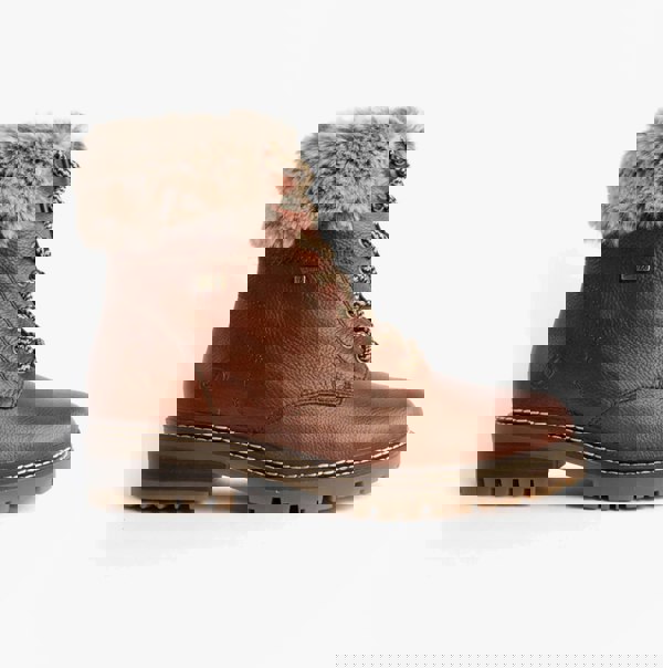 Remonte D0B74-24 Womens Fur Ankle Boots Brown