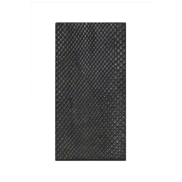 Double Coaster Faux Boa Charcoal - Posh Trading Company  - Interior furnishings london