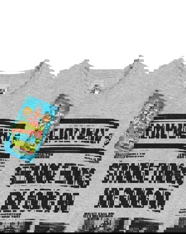 Strange Hill High Boys Grey Character Short Sleeved T-Shirt