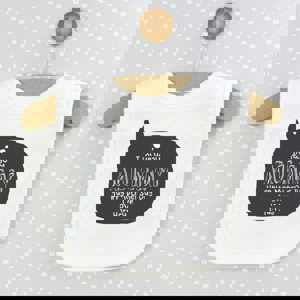 Personalised Memento Company Personalised Speech Bubble Bib