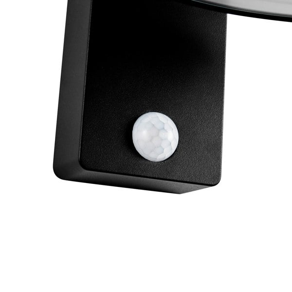 Nordlux Justina Solar | Wall light | Black