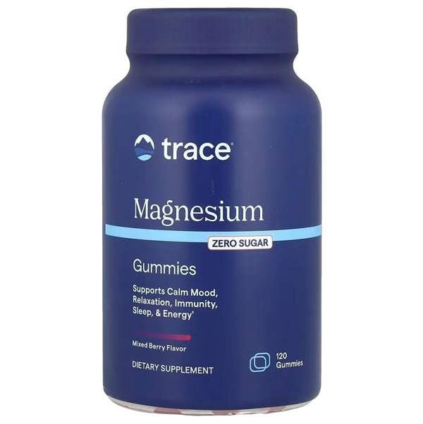 Trace Minerals Magnesium Gummies, Mixed Berry - 120 gummies