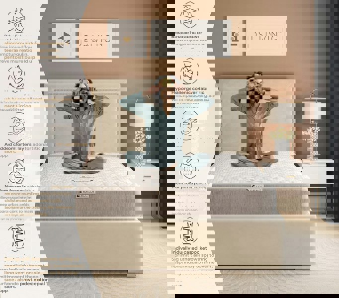 DS Living Contour Memory Foam 800 Pocket Sprung Hybrid Mattress- 4ft6 - Double - Essentials by DS Living