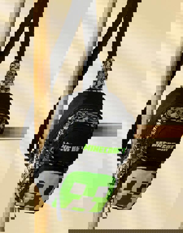 Minecraft Boys Multicoloured Creeper Body Bag (One Size)