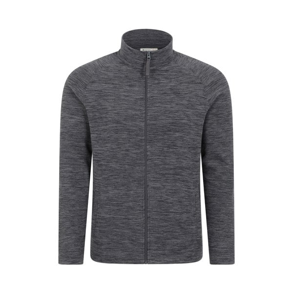 Mountain Warehouse Mens Snowdon II Full Zip Fleece Jacket - Dark Grey