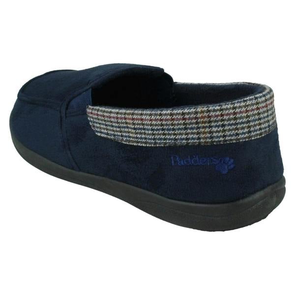 Padders Mens Padders Slip On Memory Foam Slippers Stan