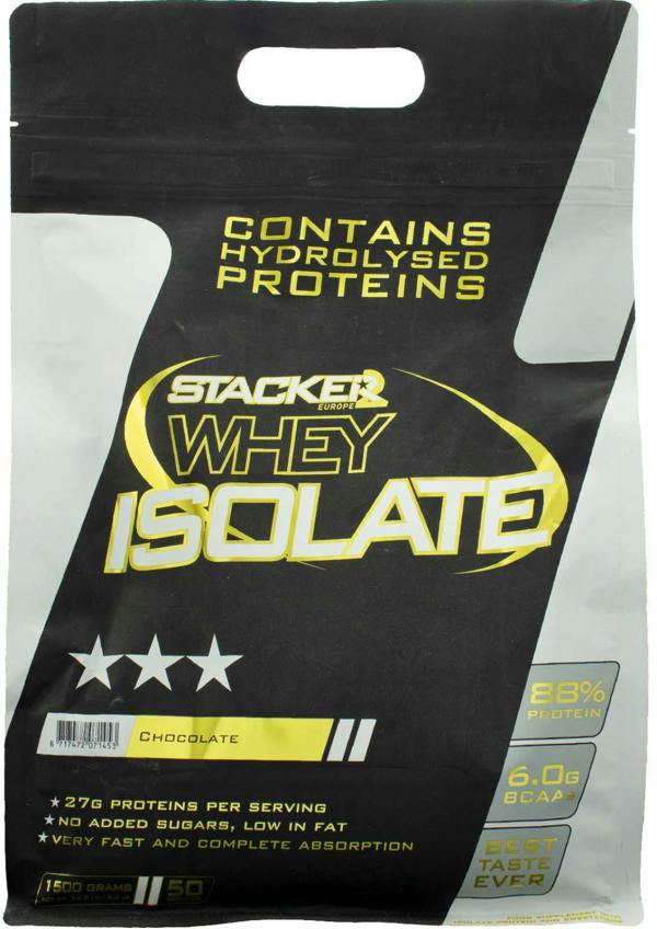 Stacker2 Europe Whey Isolate, Chocolate - 1500g