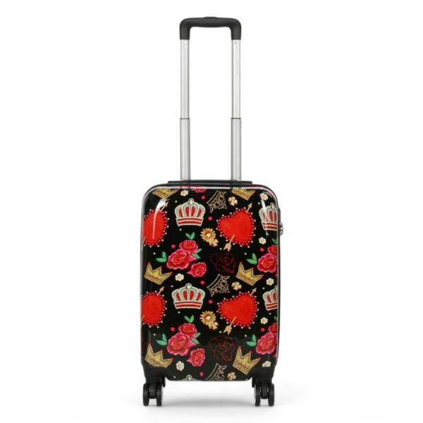Snowball Hard Shell Printed Cabin 55 x 36 x 20 cm PP Suitcase Luggage Suitable for Easyjet, Ryanair