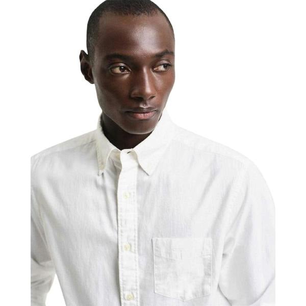 Gant Mens Fit Archive Button-Down Shirt - Cream - 