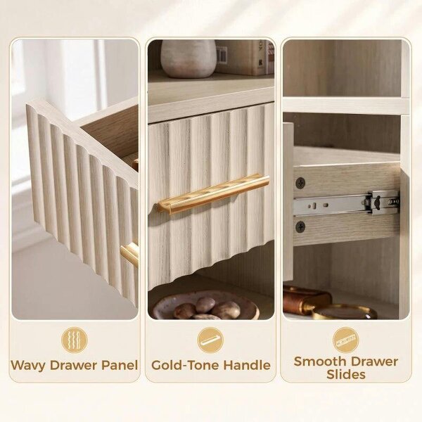 Bookcase Narrow Tall Space-Saving Bookshelf Drawer Open Shelves 60 x 24 x 182 cm Oak Wood Effect