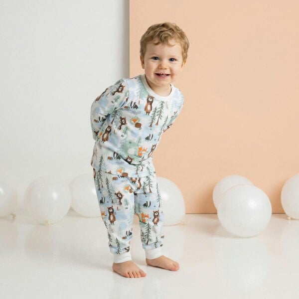 Mini Cuddles Animal-Print Joggers (Multicolour), 3 Pack