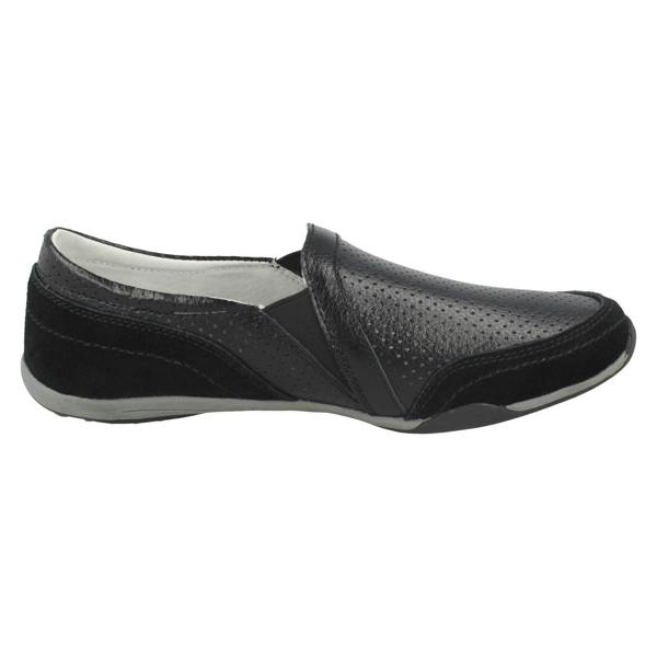 Down to Earth Ladies Down To Earth Leather Casual Shoes F80423