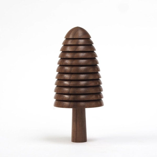 The Arboretum Handmade Wooden Shell Ornament