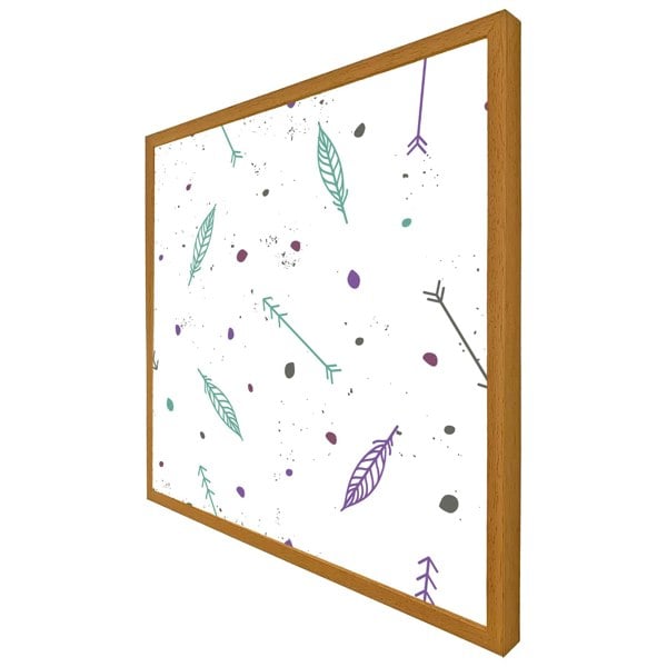 Benjamin Tate Design Cute cartoon pattern with feathers and arrows in boho style (Picutre Frame)