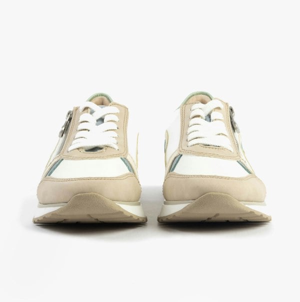 Rieker 49002-80 Womens Trainers White Combination