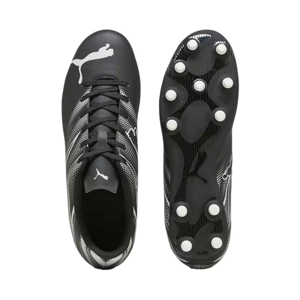 Puma Childrens/Kids Attacanto Football Boots - Black/Silver