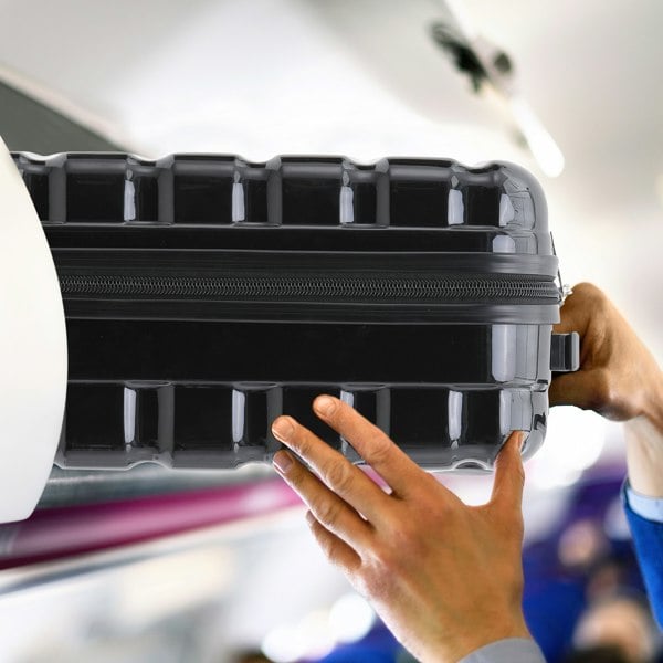 Flight Knight 29" Large Suitcase Check-in Hold Luggage Hard Shell 4 Wheels TSA Lock