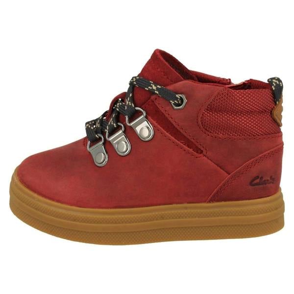 Clarks Boys Clarks Lace Up Detailed Ankle Boots Nova Hike T