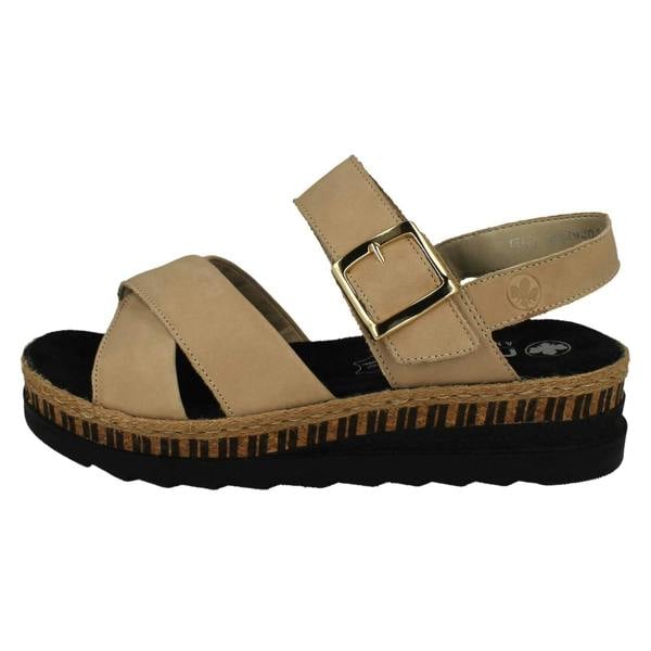 Rieker Womens Rieker Hook And Loop Sandals V7951