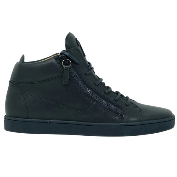 Giuseppe Zanotti High Top Sneaker - Navy Blue