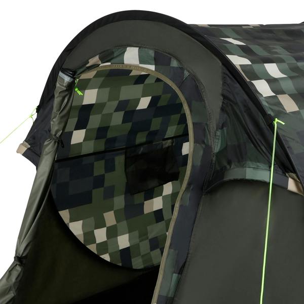 Regatta Malawi Pixelated 2 Person Pop-Up Tent - Multicoloured - 