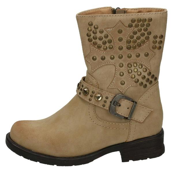 Spot On Girls Spot On Biker Style Studded Boots