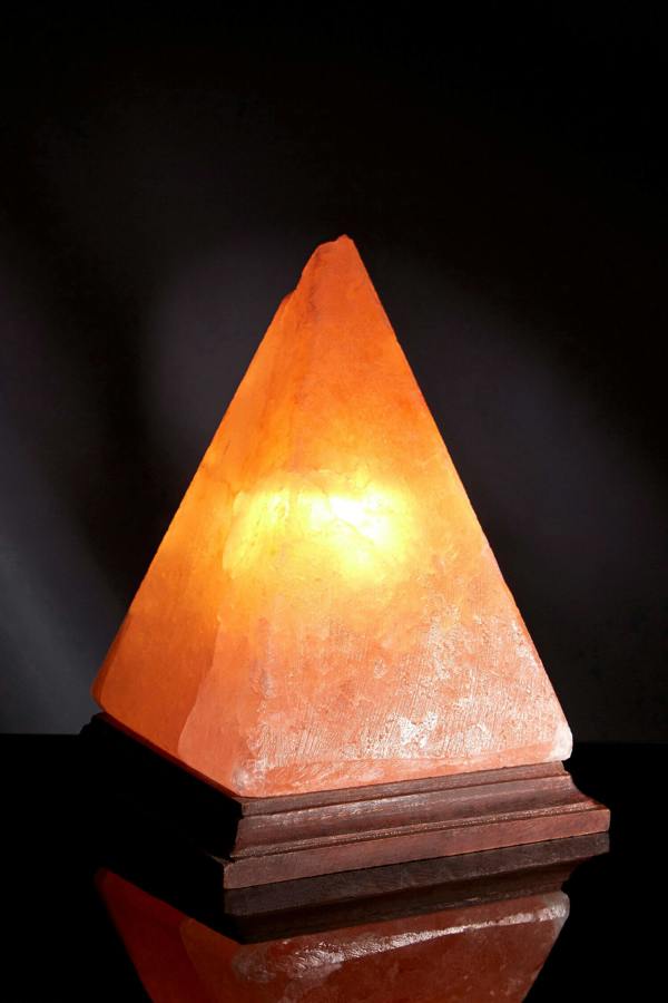 Interiors by Premier Nepal Pyramid Salt Lamp