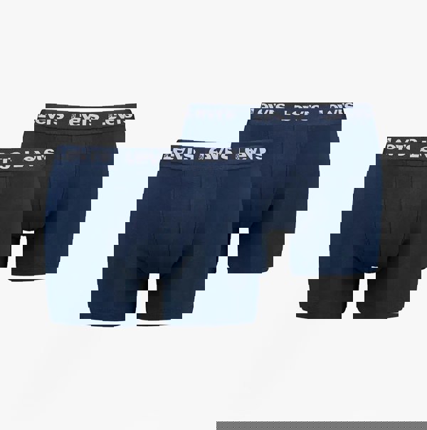 Levi's REPEAT LOGO Mens 3-Pack Trunks Navy