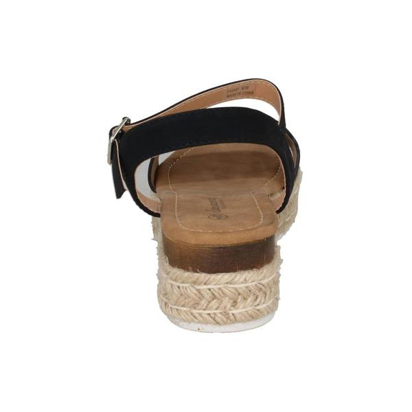 Savannah Ladies Savannah Mid Wedge Heel Wide Fit Sandals F12041