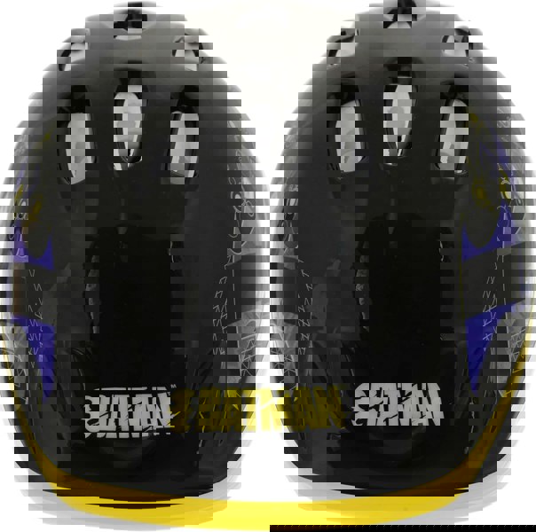 Batman Kids Safety Helmet 48-52cm - Black/Yellow