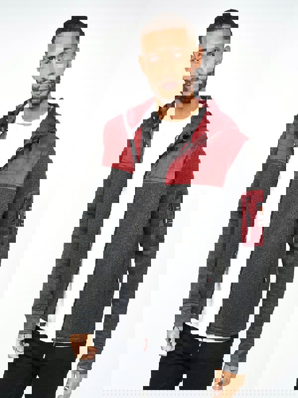 Crosshatch Tradmax Jacket Wine