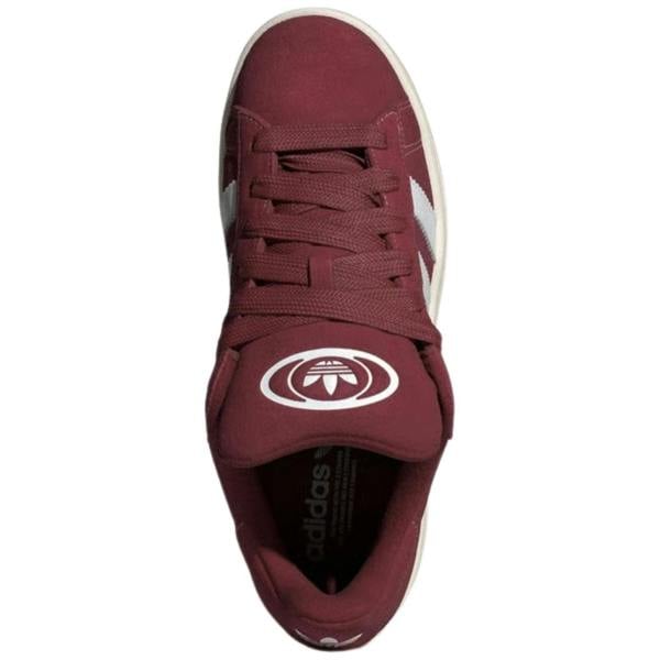 Adidas Campus 00s Noble Maroon Cloud White Off White Trainers UK 3