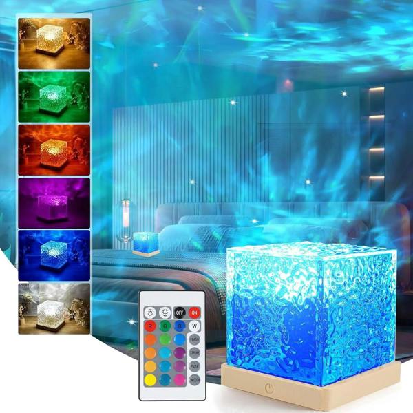 Dyzi 16 Colour Northern Light Projection Night Light With Remote