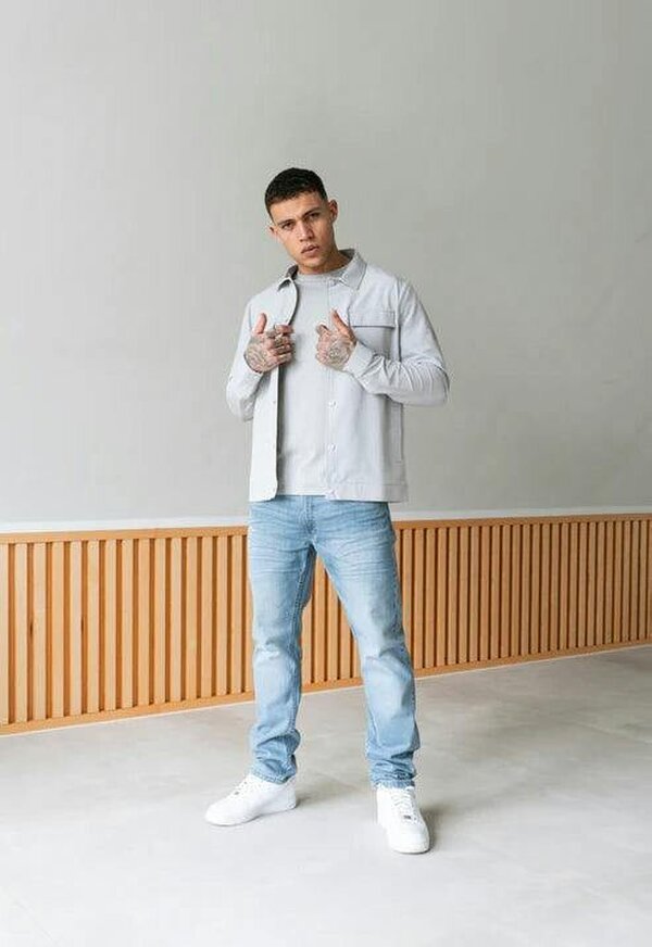 Valere Milano Lusso Clean Jeans - Blue Black - Light blue