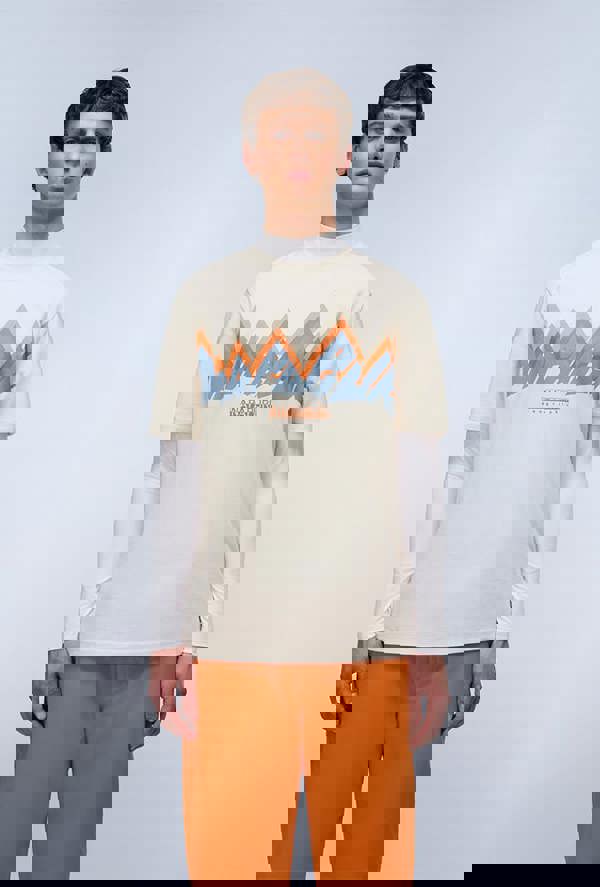 Napapijri Fiemme Jersey Short Sleeve T-Shirt - Beige