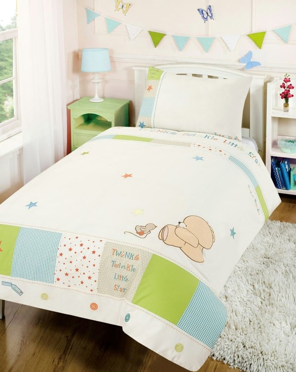 My Little World Forever Friends Cot Duvet Set - Blue