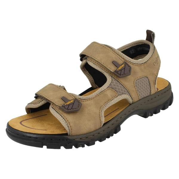 Rieker Mens Rieker Casual Adjustable Sandals 25055