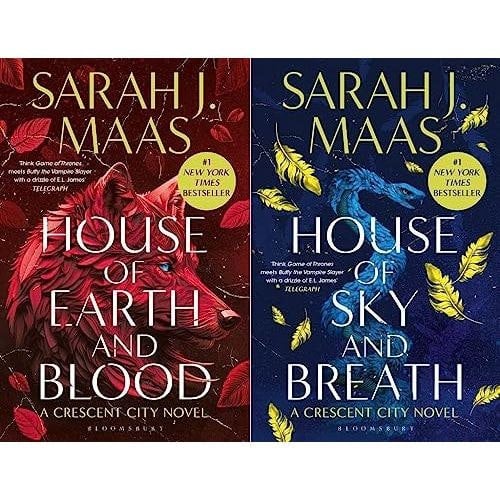 Bloomsbury NEW Crescent City 2 Books Collection Set - by Sarah J. Maas