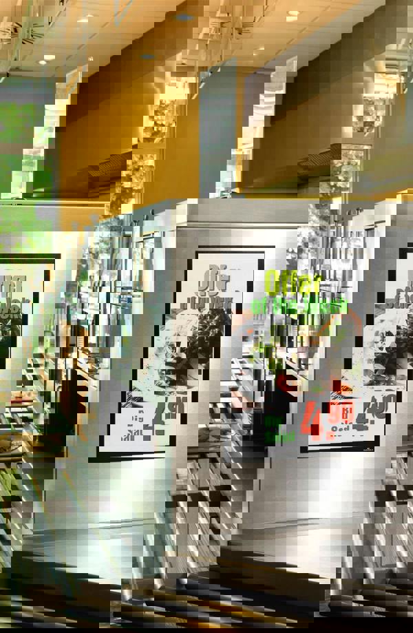 Durable DURAFRAME Self Adhesive Magnetic Signage Frame | 2 Pack | A3 Black