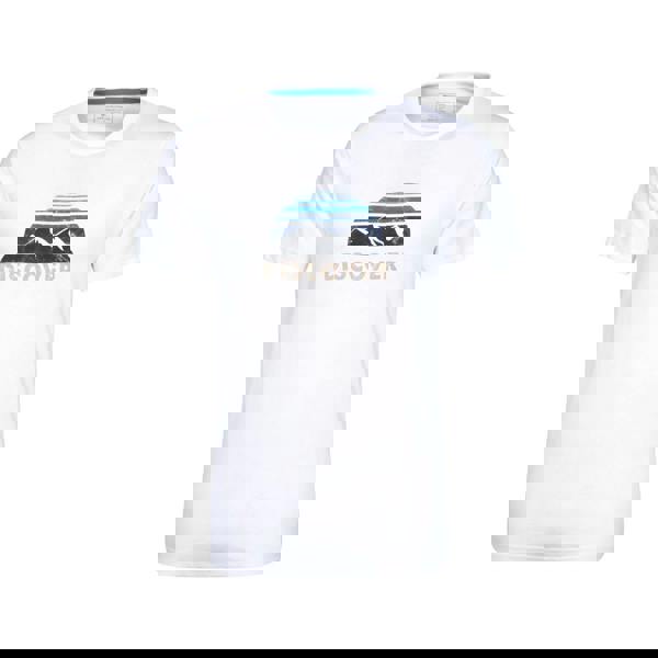 Mountain Warehouse Mens Discover Organic Cotton T-Shirt - White - 